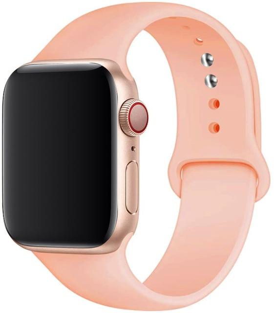 Silicone Strap Apple Watch Bands